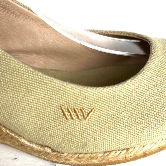 NWOB VISCATA Barcelona Canvas Sandal Wedged Canvas Espadrilles sz 38 US 6,5 - 7 - Picture 9 of 16